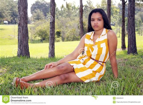 cute teen latina outdoors 8 stock image image 25645541
