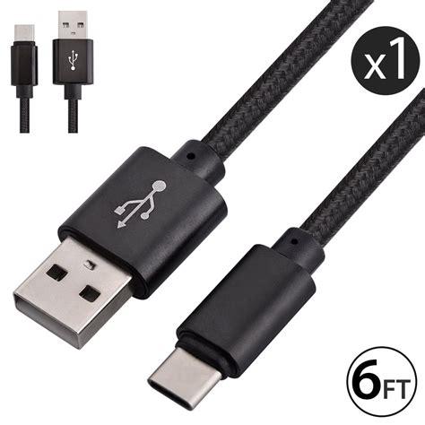 ft usb type  cable fast charging cable usb  type   data sync charger cable cord