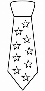 Coloring Neck Tie Father Fathers Stars Ties Pages Printable Color Happy Kids Star Necktie Bigactivities Print Clothing Activity sketch template