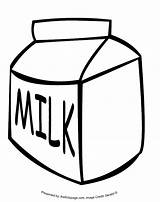 Milk sketch template