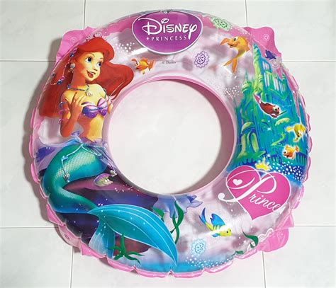 disney princess ariel the little mermaid inflatable swimming ring float
