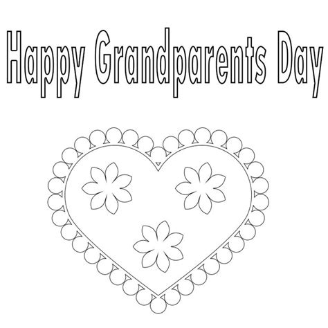 happy grandparents day coloring pages happy grandparents day