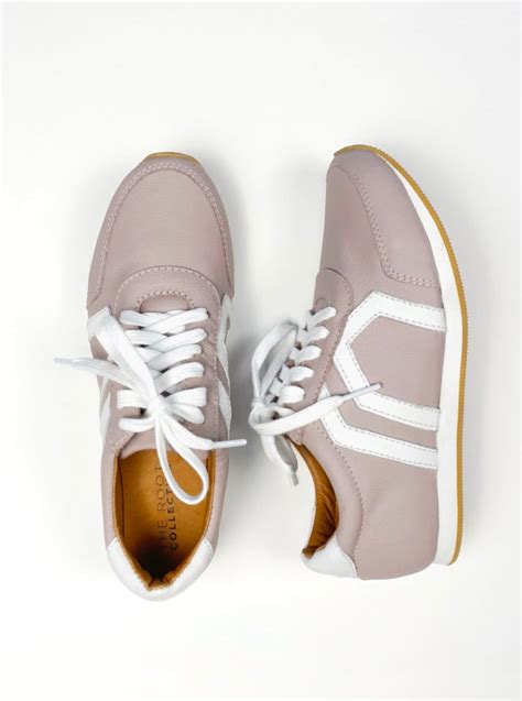jessie sneaker  lilac leather  snow hex preorder  root collective