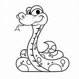 Slangen Kleurplaten Dieren Leuk Slang Tekeningen Leukvoorkids Reptielen Poten Uitprinten Downloaden Afkomstig sketch template