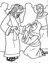Jesus Heals Miracles Paralytic Jairus Bleeding Kids Netart Clipground sketch template