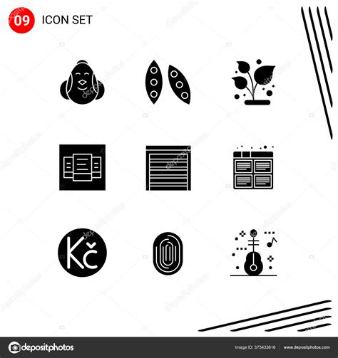 icone vectorielle stock paquet signes symboles ligne pour porte prix image vectorielle par