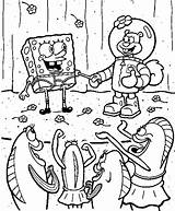 Spongebob Shaking Squarepants sketch template