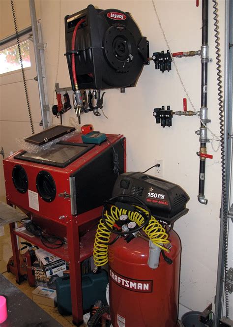 plumbing  shop air system air compressor plumbing air