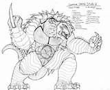 Gamera Sketch Claw Tiger Deviantart Study Coloring Pages Template sketch template