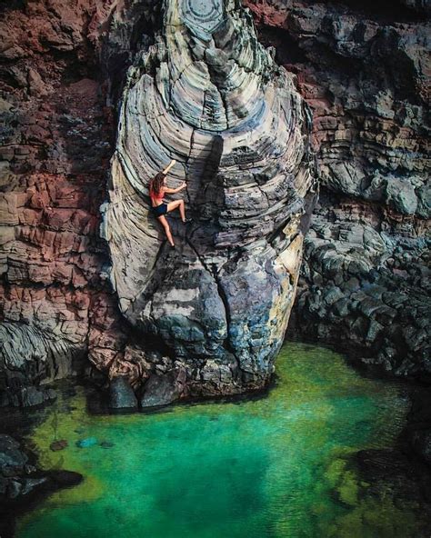 deep water soloing the boulder problem via yuukin030