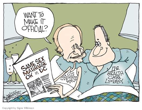 Same Sex Marriage Political Cartoon