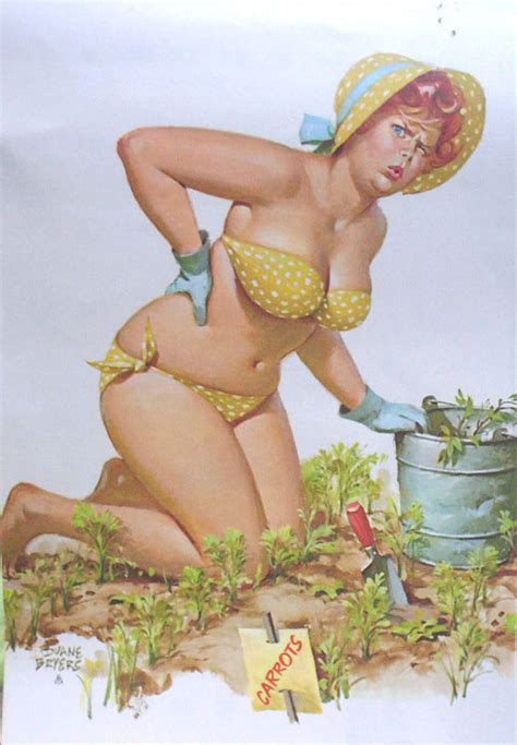 40 gorgeous illustrations of hilda the forgotten plus size pinup girl from the 50s