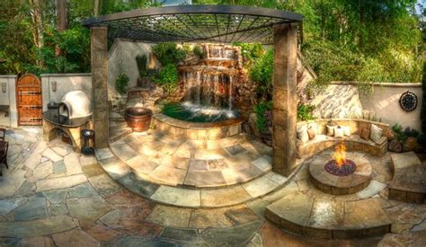 garden spa backyard spa luxury spa    imagine