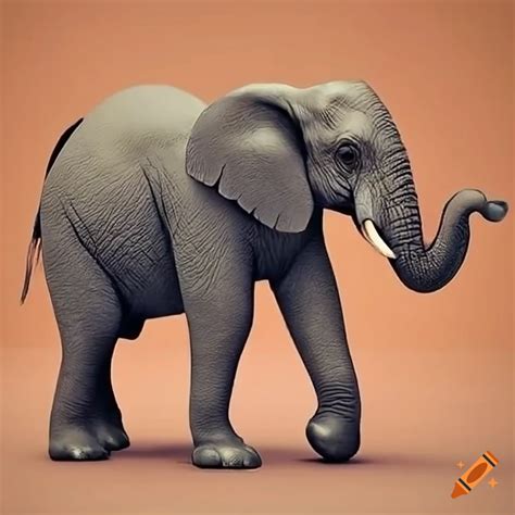 elephant  craiyon