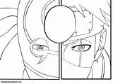Obito Coloring Pages Naruto Tobi Sketch Printable Color Getcolorings Print Library Clipart Popular Coloringhome sketch template
