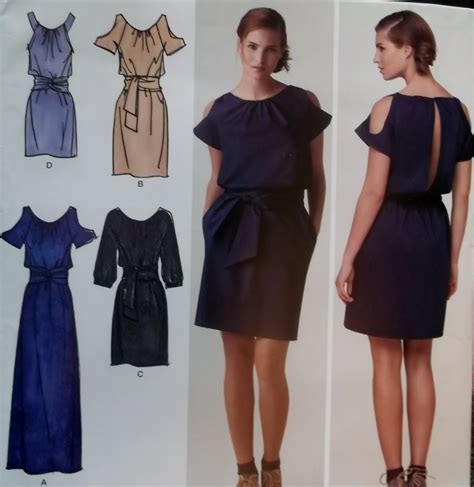cynthia rowley design misses dress simplicity 2406 pattern sz 6 to 14 uncut