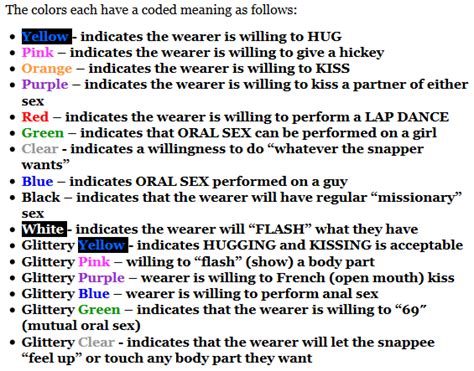 what are the meanings of sex bracelets black lesbiens fucking