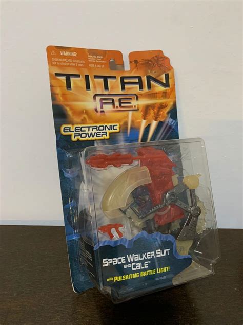 titan ae action figure space walker suit  cale  pulsating battle light hobbies toys