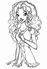Coloring Pages Girls Printable African American sketch template