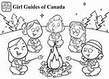 Coloring Colouring Campfire Girl Guides Sheets Pages Canada Sparks Brownie Printable Brownies Camping Scout Girls Promise Guide Activities Sheet Camp sketch template