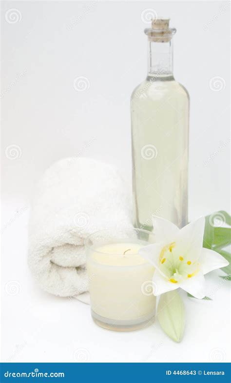 massage oil spa stock image image  wash lilly bathroom