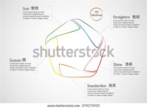 illustration infographic consists  parts named stock vector