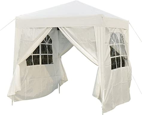 outsunny xft pop  tent outdoor gazebo folding wedding party canopy sunshade pavilion