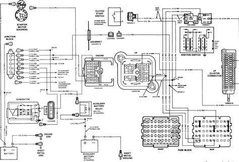 chevy truck wiring diagram    nalsays