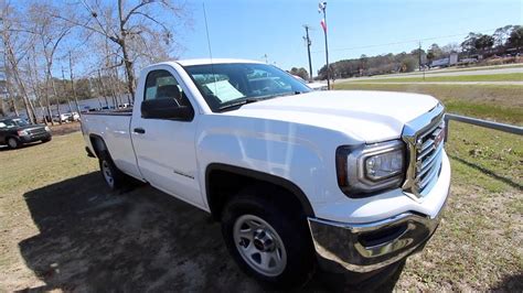 gmc sierra wt regular cab long bed  sale review  ravenel ford youtube