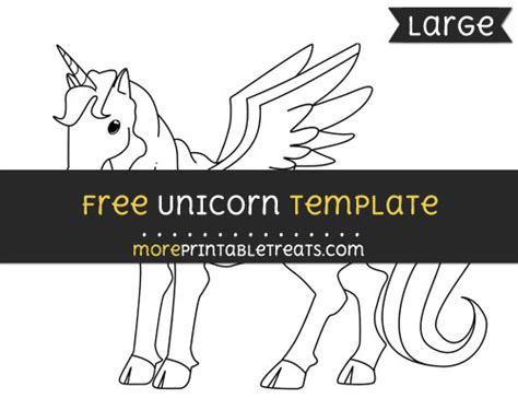 unicorn template large