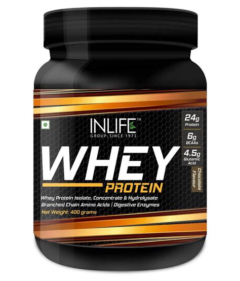 inlife whey protein powder supplement chocolate flavor  gm buy