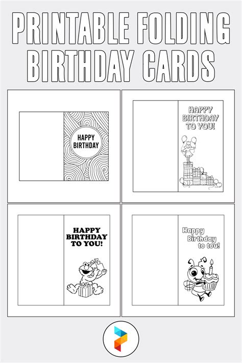 card folding templates