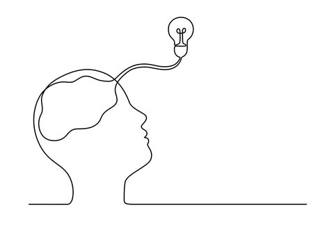 man thinking  imagination mind idea  lightbulb   head