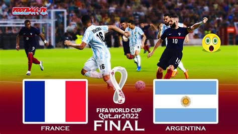 France Vs Argentina Final Fifa World Cup 2022 Full Match Pes 2021