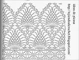 Ganchillo Tejer Graficos Diagrama Esquemas Tricot Pineapple Sus Agujas Donny Diagramas sketch template