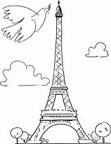 Paris Coloring Pages Eiffel Kids Printable France Tour Coloriage Scrapbooking Getcolorings Monuments Tower Dessin Cute Sheet Visit Daydream Color Getdrawings sketch template