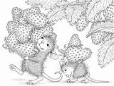 Mouse House Coloring Pages Getcolorings Color Printable sketch template