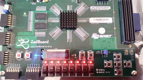 started  zedboard  linux bootup  led blinking  digitronix nepal youtube