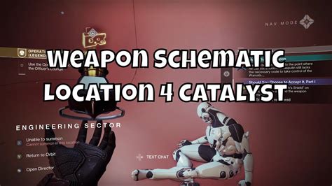 choose  accept  part  weapon schematic location guide youtube