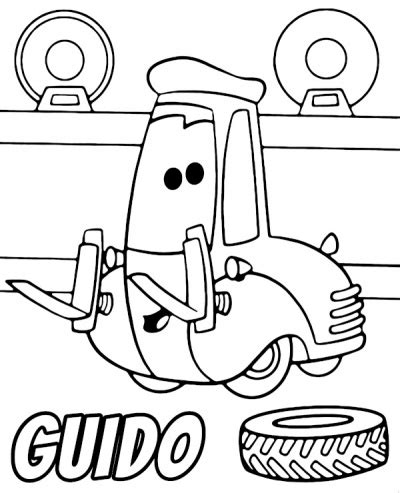 cars coloring pages guido coloring sheet topcoloringpagesnet