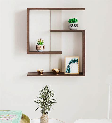 buy easton cubical engineered wood wall shelf     bluewud