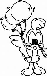 Runner Road Coloring Pages Drawing Tunes Looney Getdrawings Baby sketch template