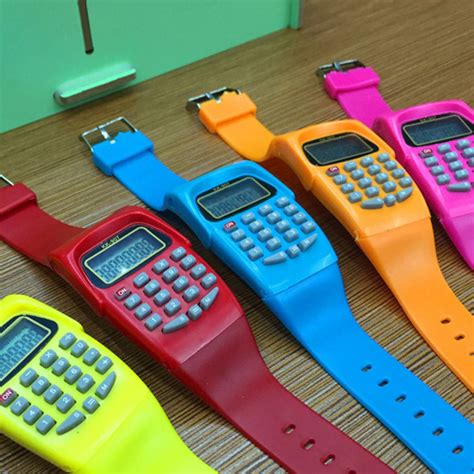 noyokere led calculator horloge elektronische digitale chronograaf computer kids kinderen