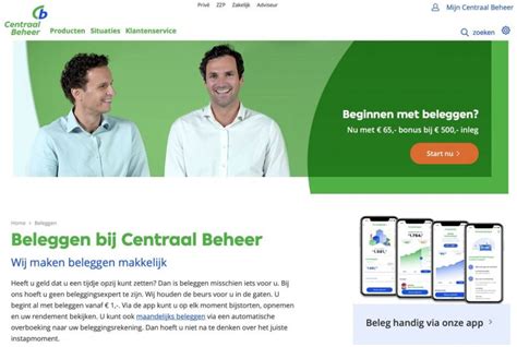 centraal beheer beleggingsapp verantwoord beleggen