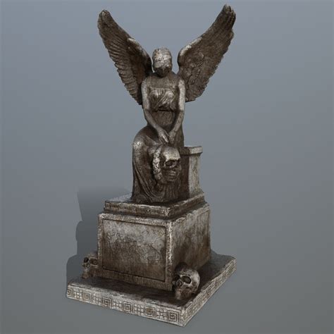 angel statue cgtrader