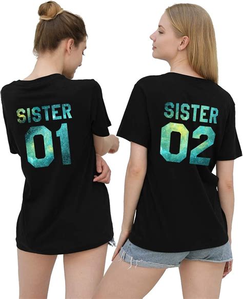 friends  shirts fuer  maedchen sister shirts fuer zwei mit rose bff