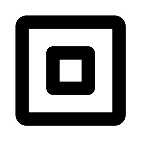 square logo bold vector svg icon svg repo