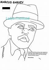 Garvey Marcus Coloring Pages Template Sketch sketch template