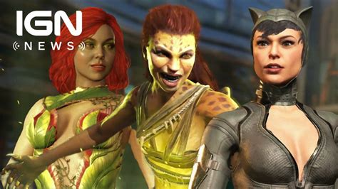 Injustice 2 Reveals Playable Poison Ivy Cheetah Catwoman