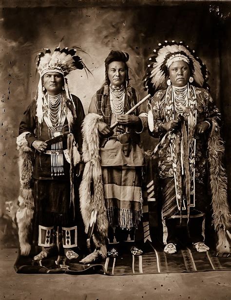 Nez Perce And Umatilla Men 1890 Native American Leaders Native